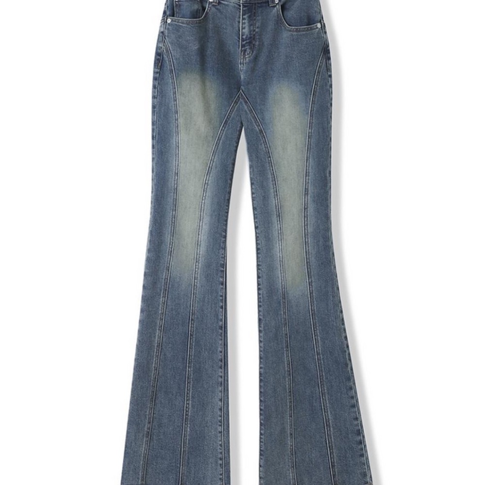 Avandress Avan M Women's Flared Blue Jeans long bootcut